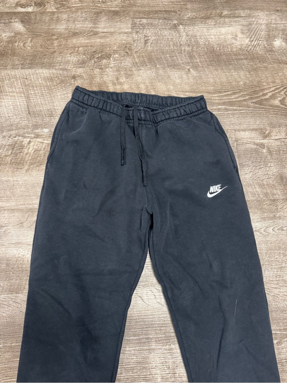 Nike Black Straight Leg Sweatpants Size Medium - Picture 2 of 8